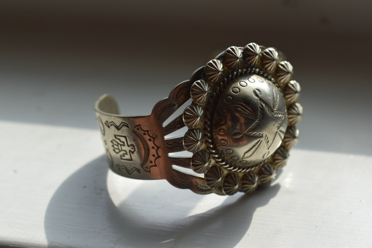 Navajo Style Cuff Bracelet • Vintage