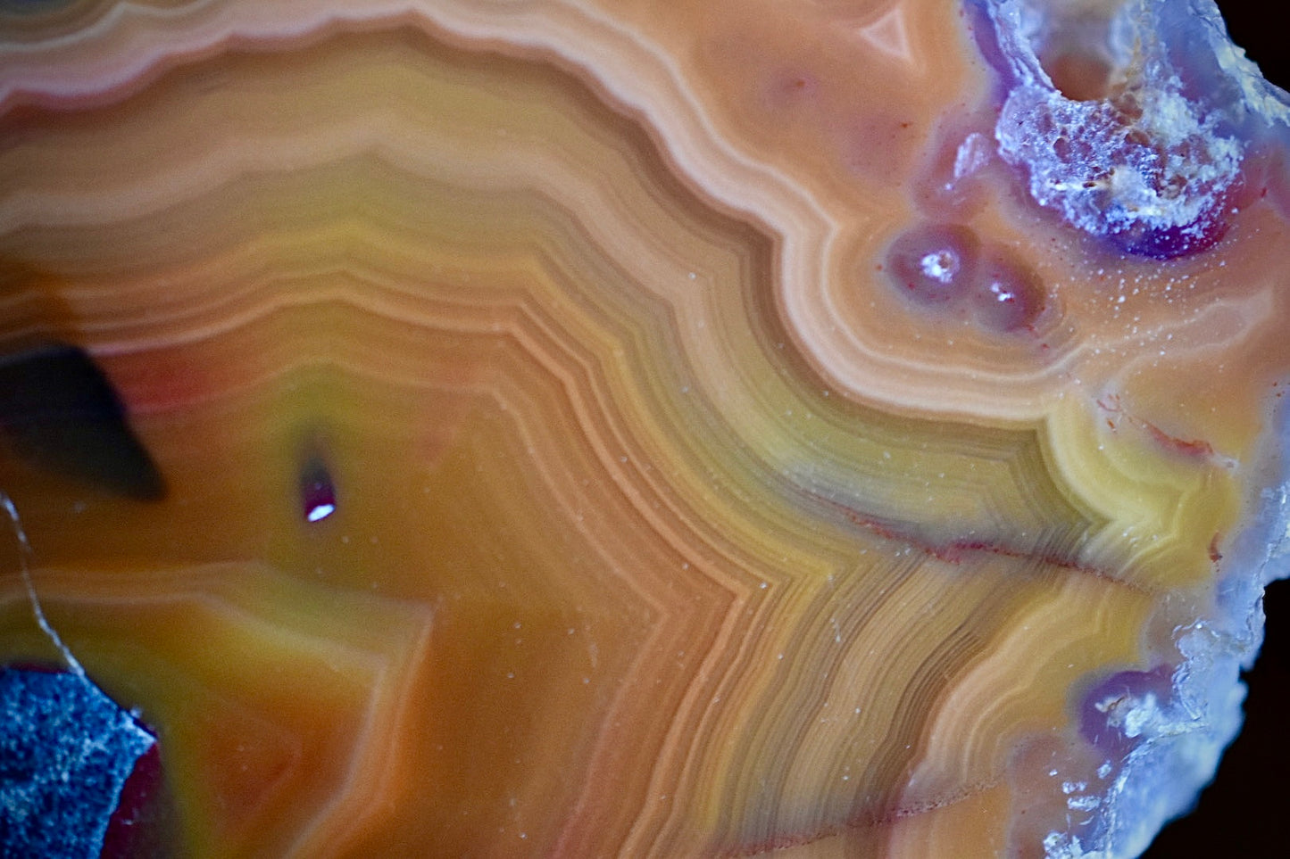 Orange Laguna Agate • Parallax Effect