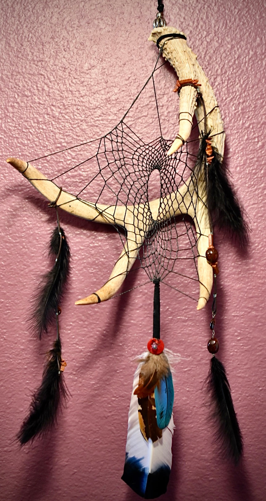 Handcrafted Antler Dream Catcher