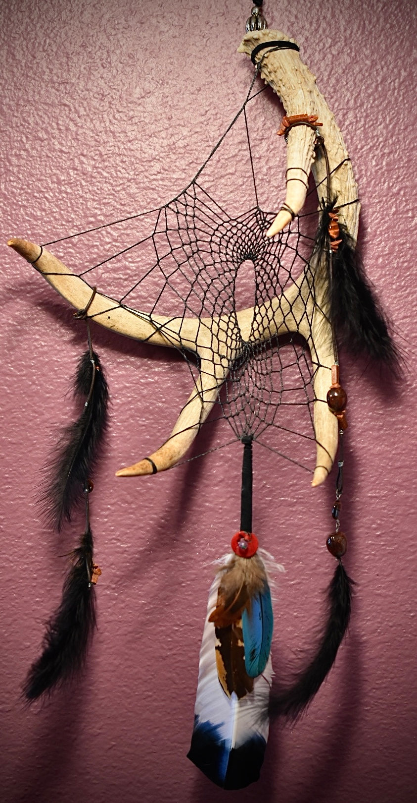 Handcrafted Antler Dream Catcher