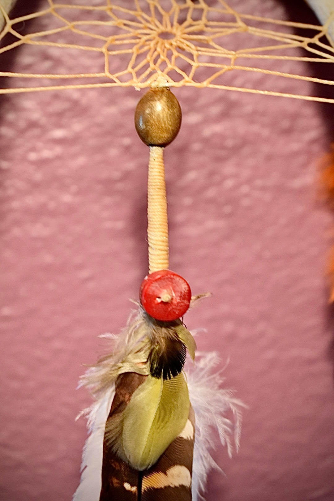 Handcrafted Double Antler Dream Catcher