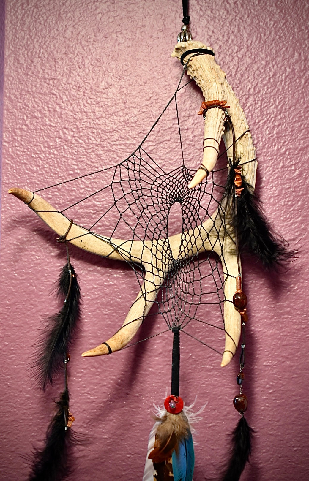 Handcrafted Antler Dream Catcher