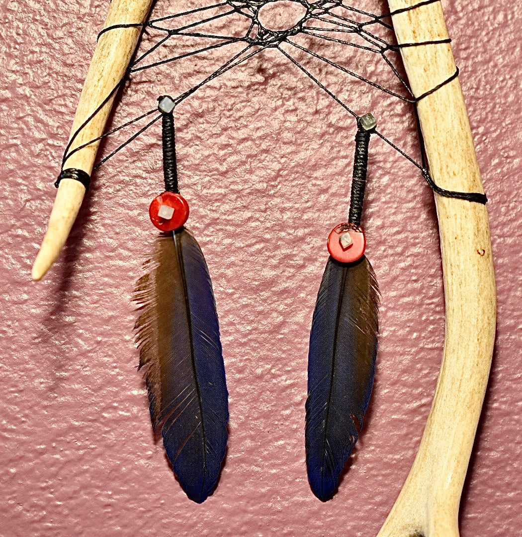 Handcrafted Antler Dream Catcher