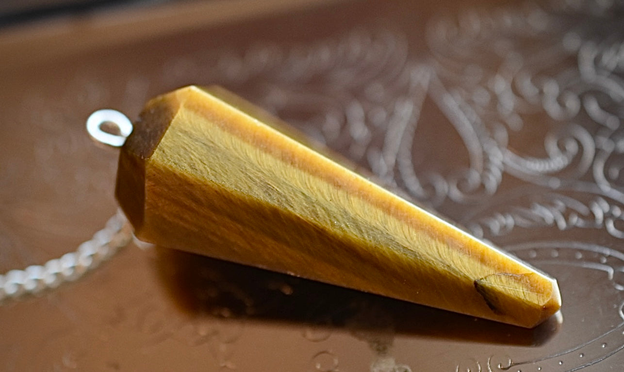 Tigers Eye Pendulum