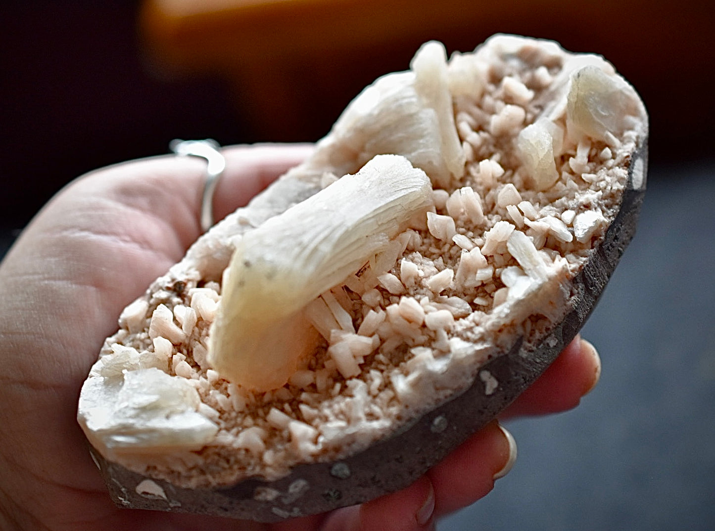 Peach Stilbite Specimen