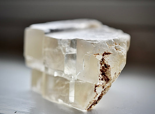 Optical Etched Calcite Specimen
