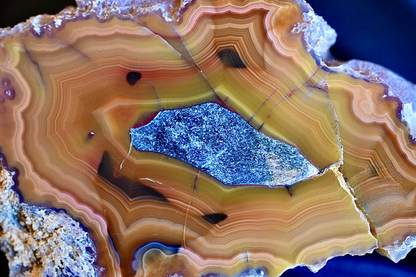 Orange Laguna Agate • Parallax Effect