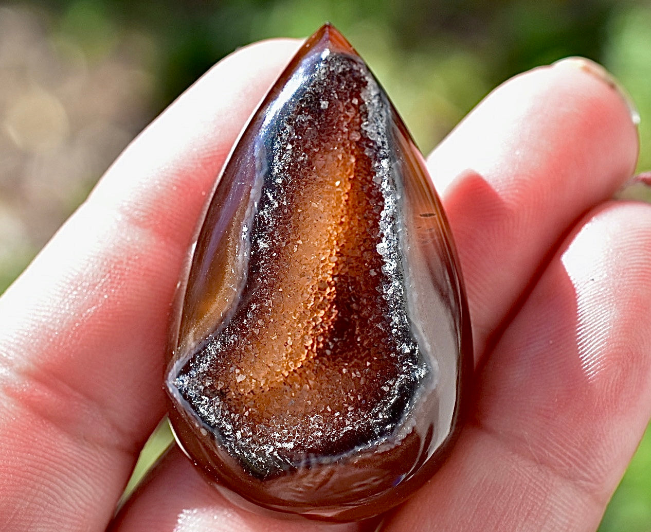 Druzy Agate Pocket Stone