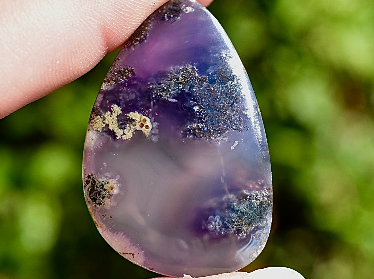 Purple Moss Agate