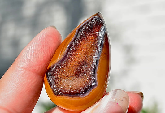 Druzy Agate Pocket Stone