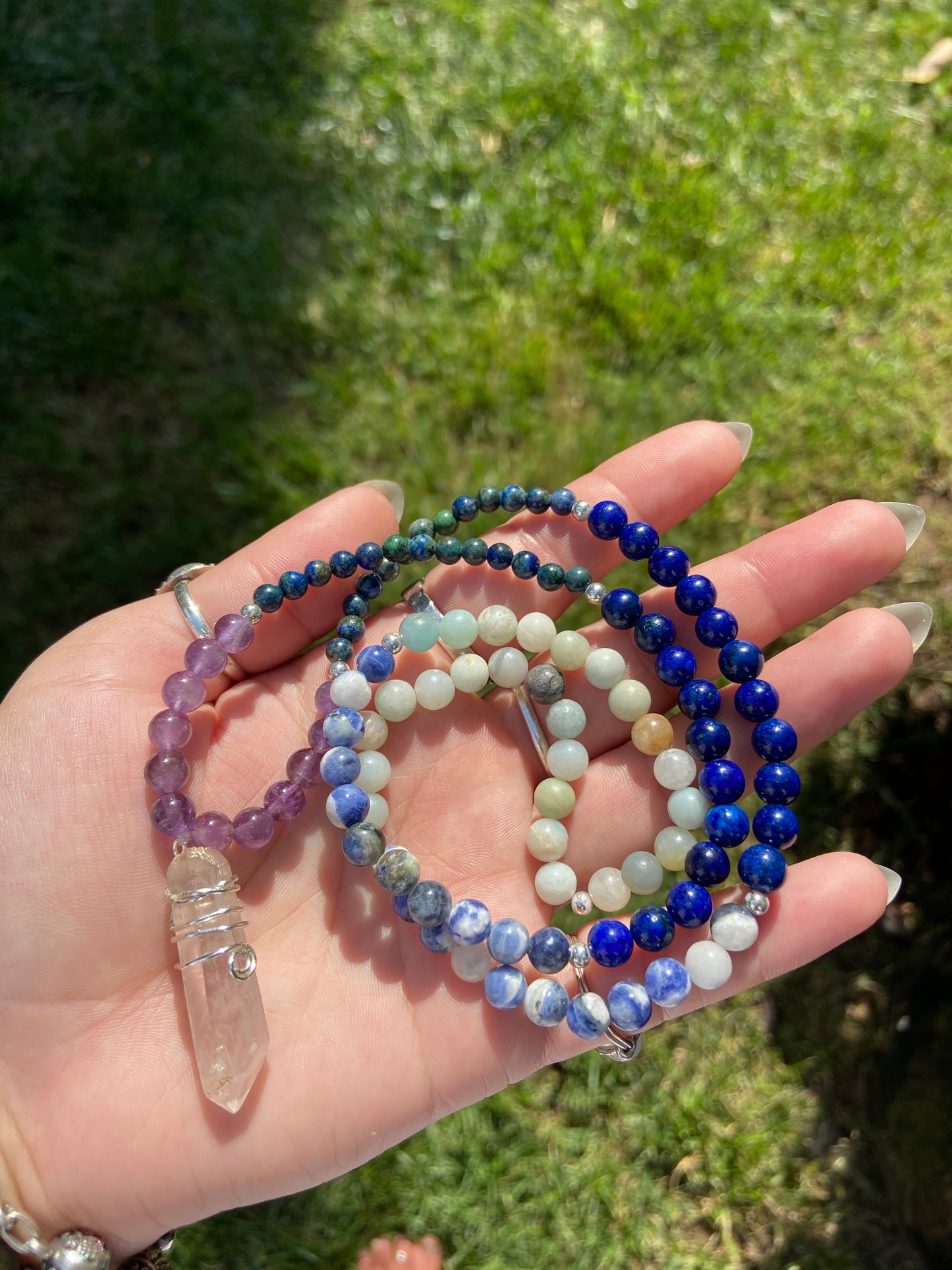 Intuitively Chosen Crystal Mala