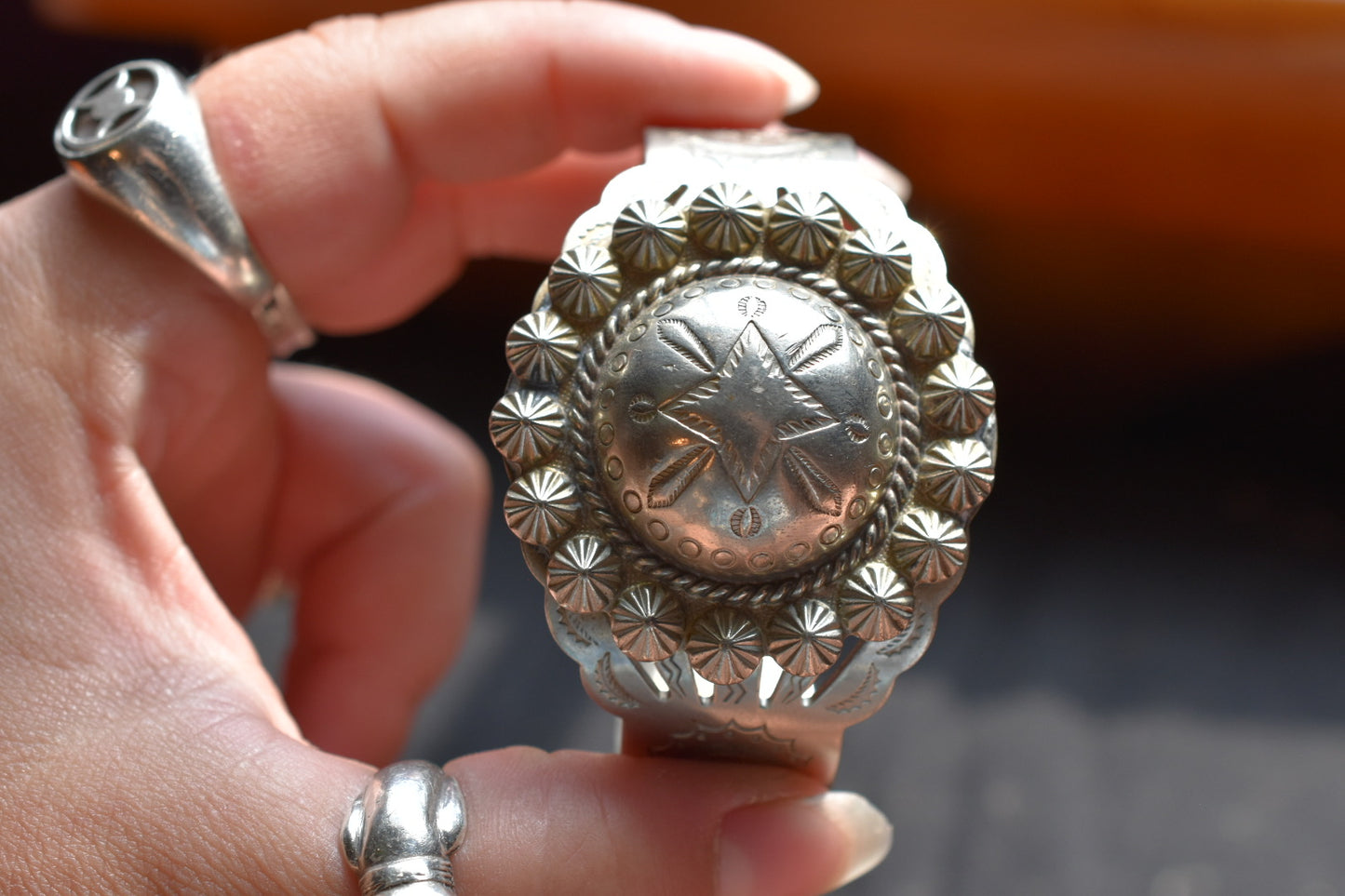 Navajo Style Cuff Bracelet • Vintage