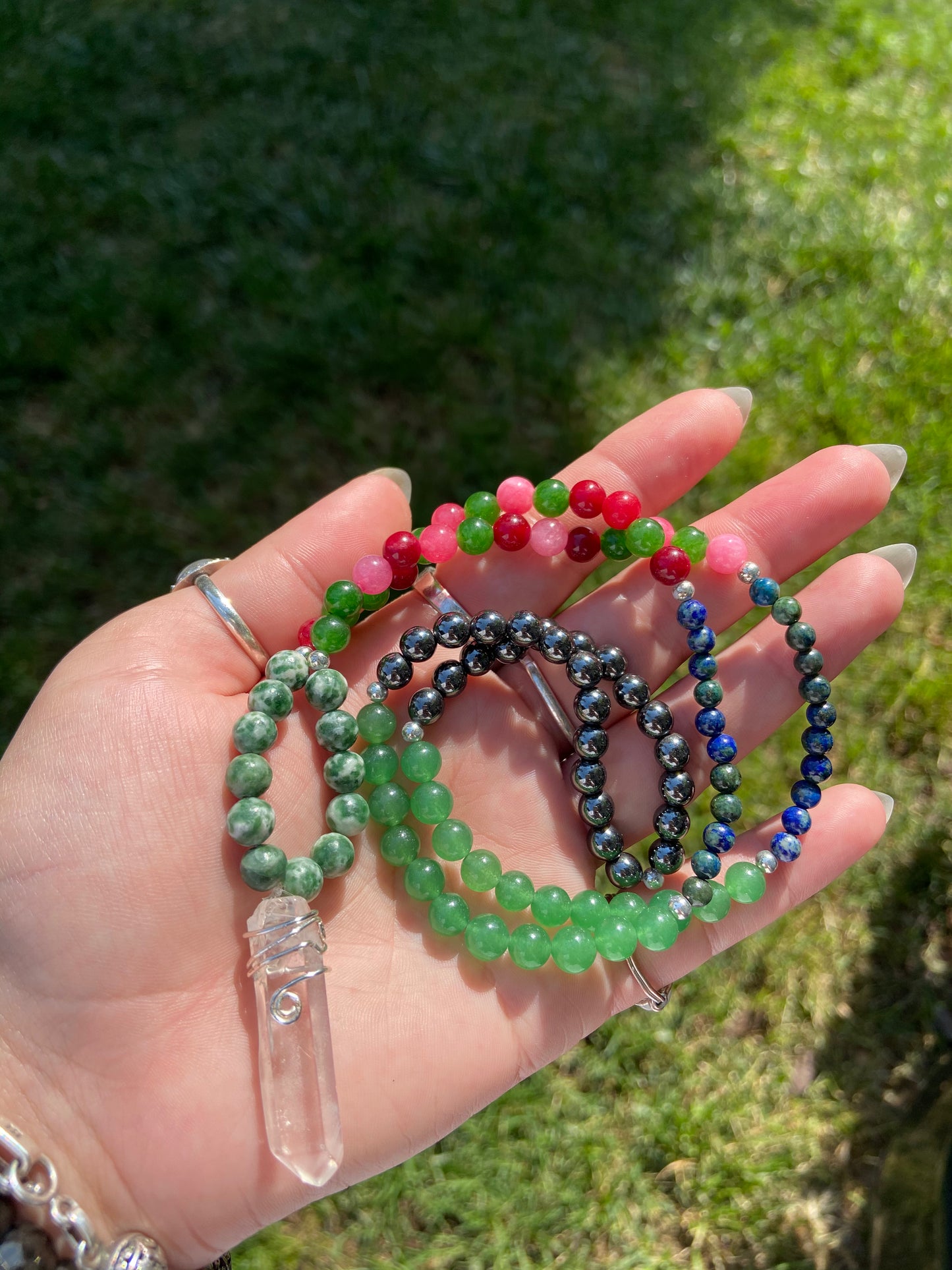 Intuitively Chosen Crystal Mala