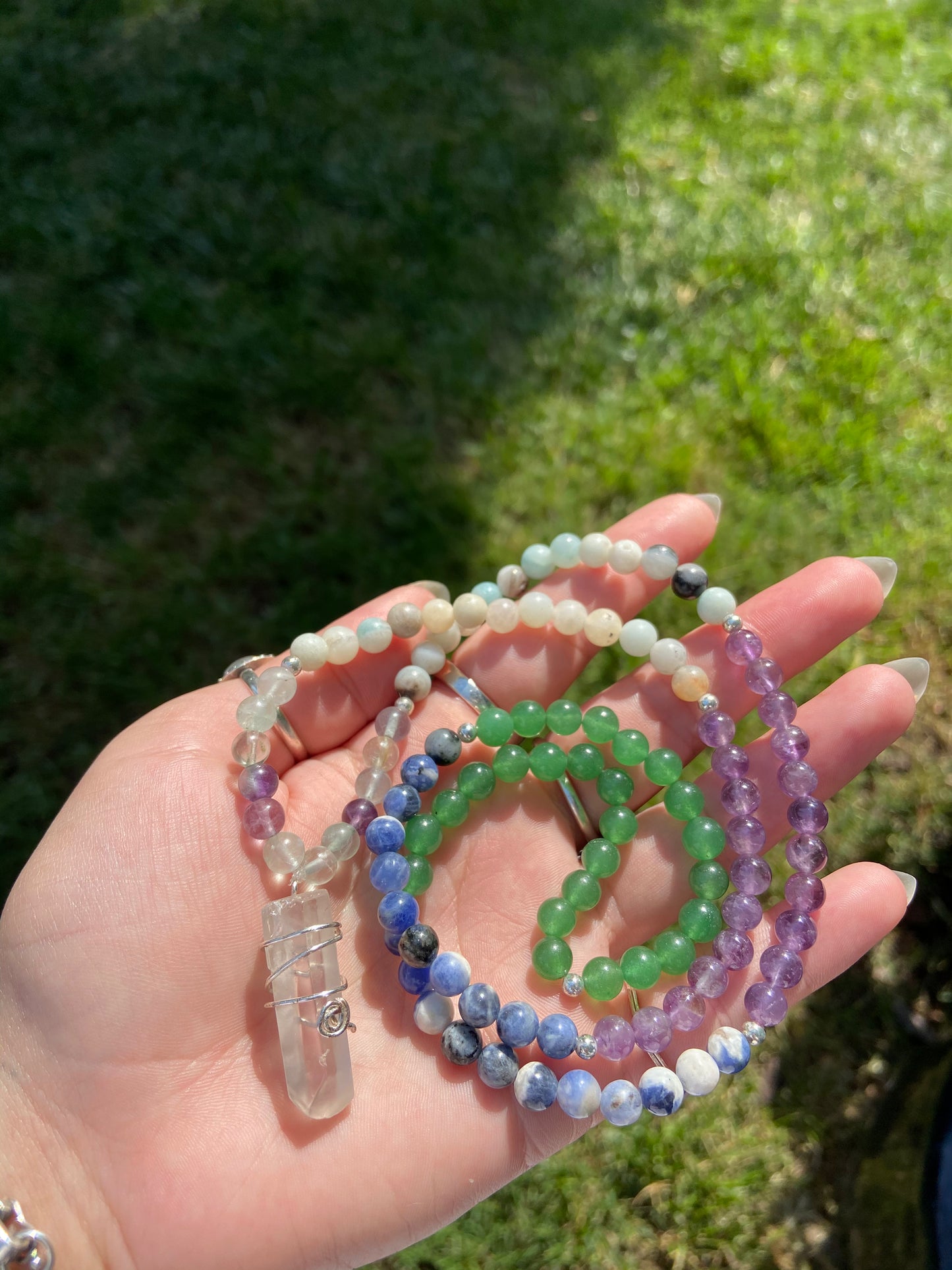 Intuitively Chosen Crystal Mala