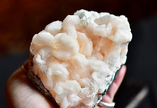 Large Peach Stilbite Specimen