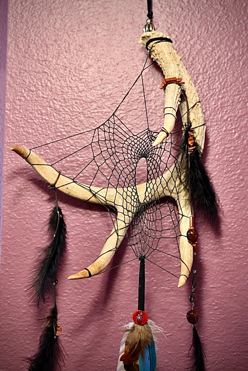 Handcrafted Antler Dream Catcher