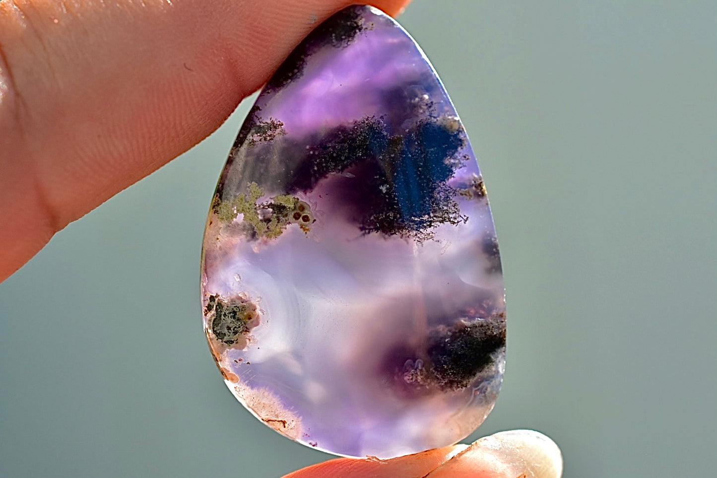 Purple Moss Agate