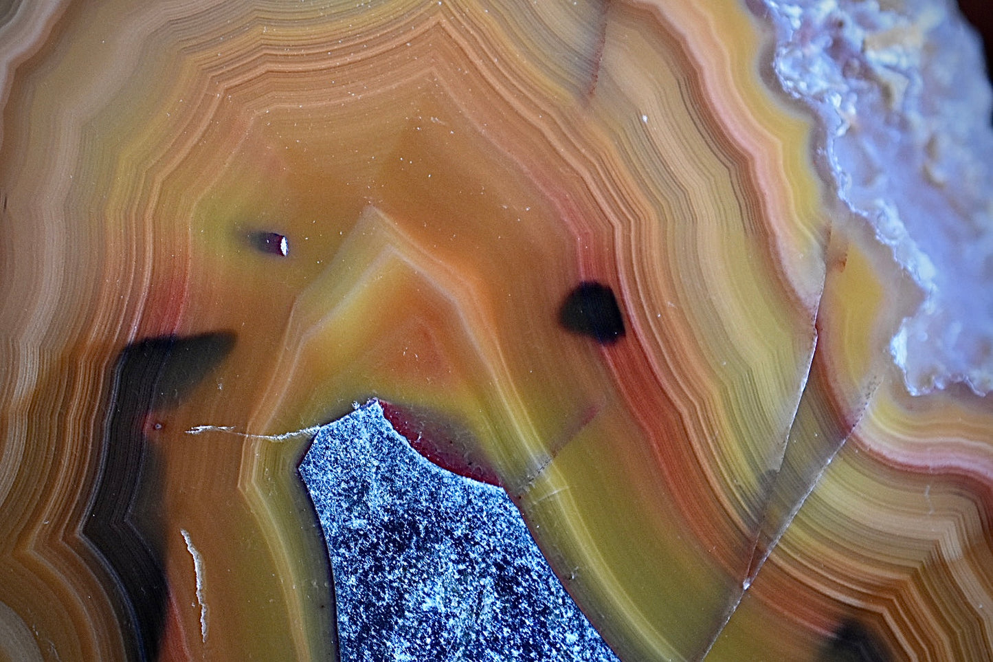 Orange Laguna Agate • Parallax Effect