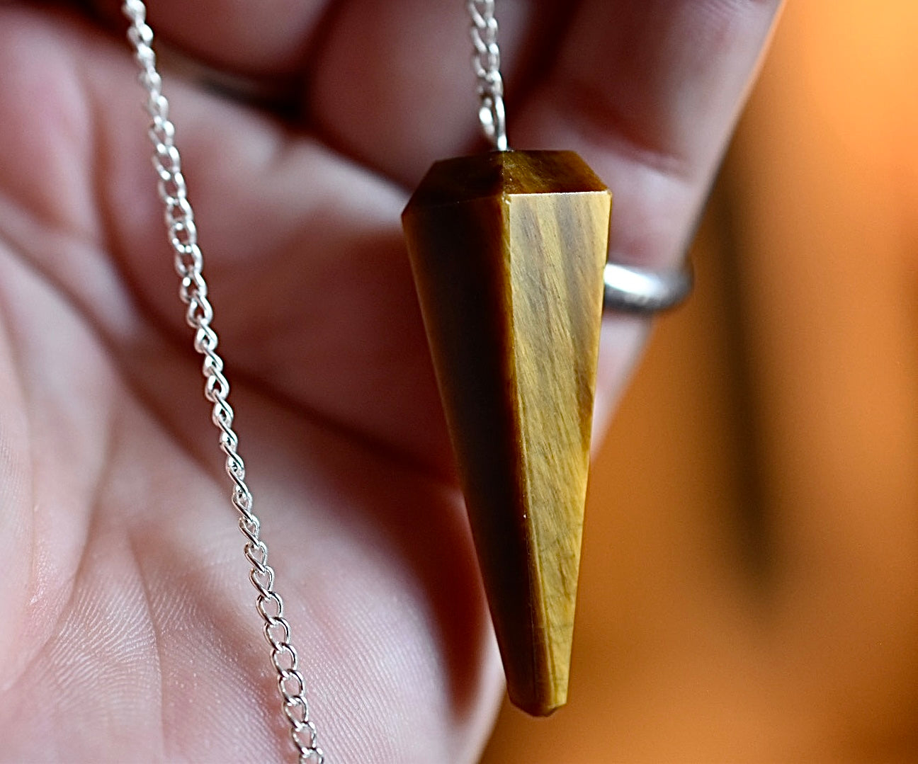 Tigers Eye Pendulum