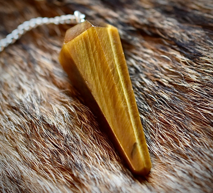 Tigers Eye Pendulum