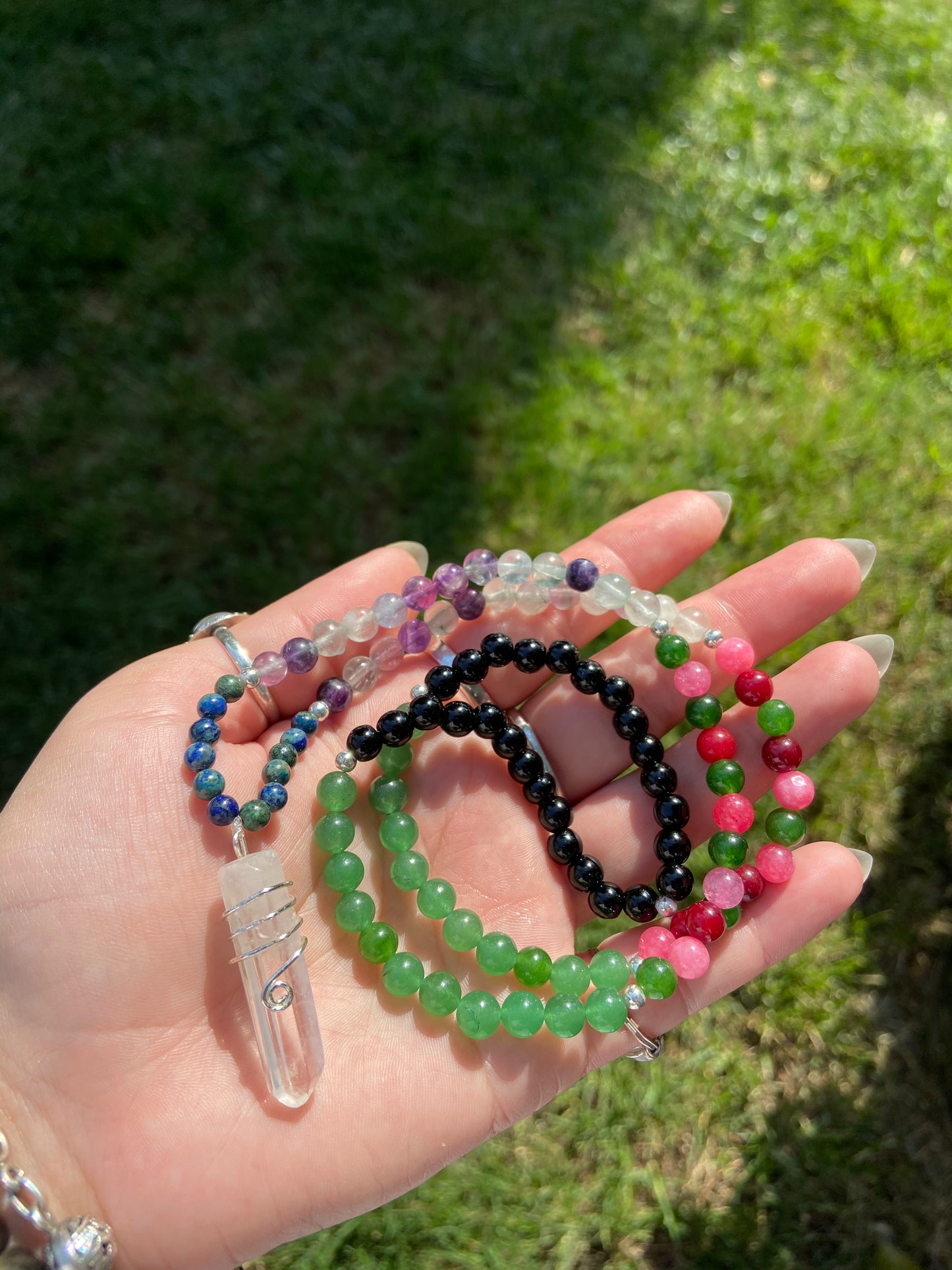 Intuitively Chosen Crystal Mala