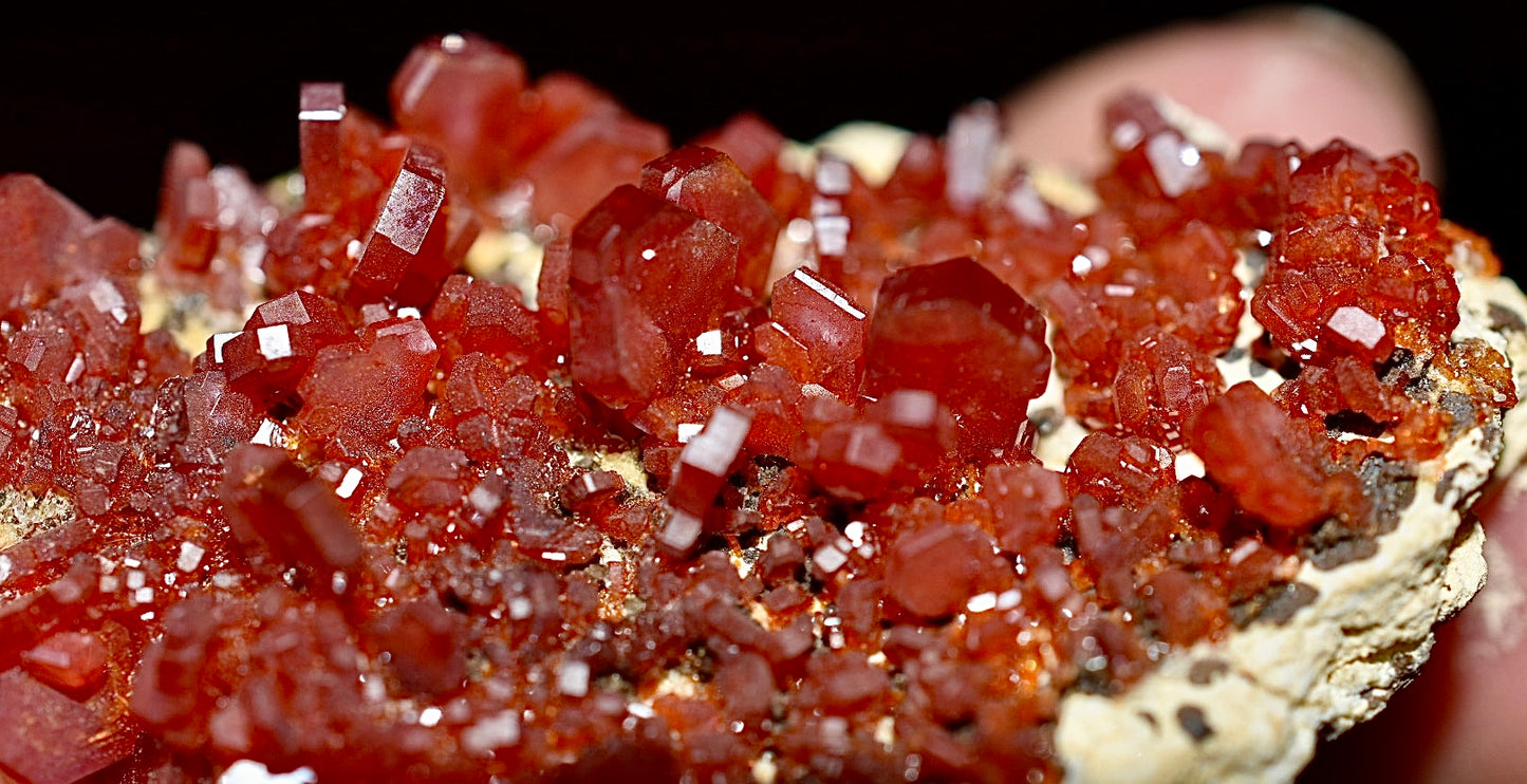 Vanadinite with Barite Specimen (8)