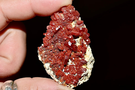 Vanadinite with Barite Specimen (8)
