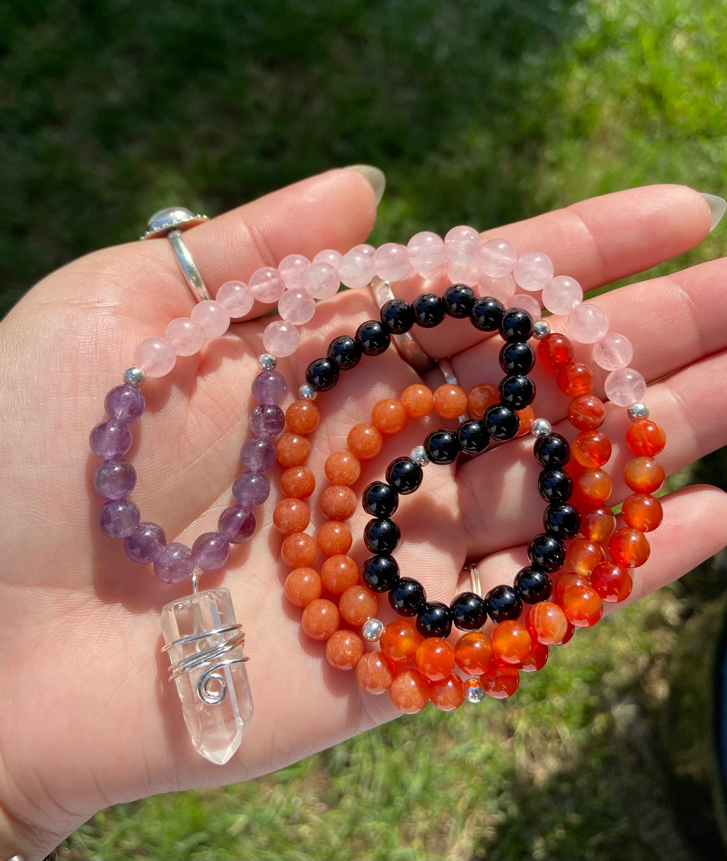 Intuitively Chosen Crystal Mala