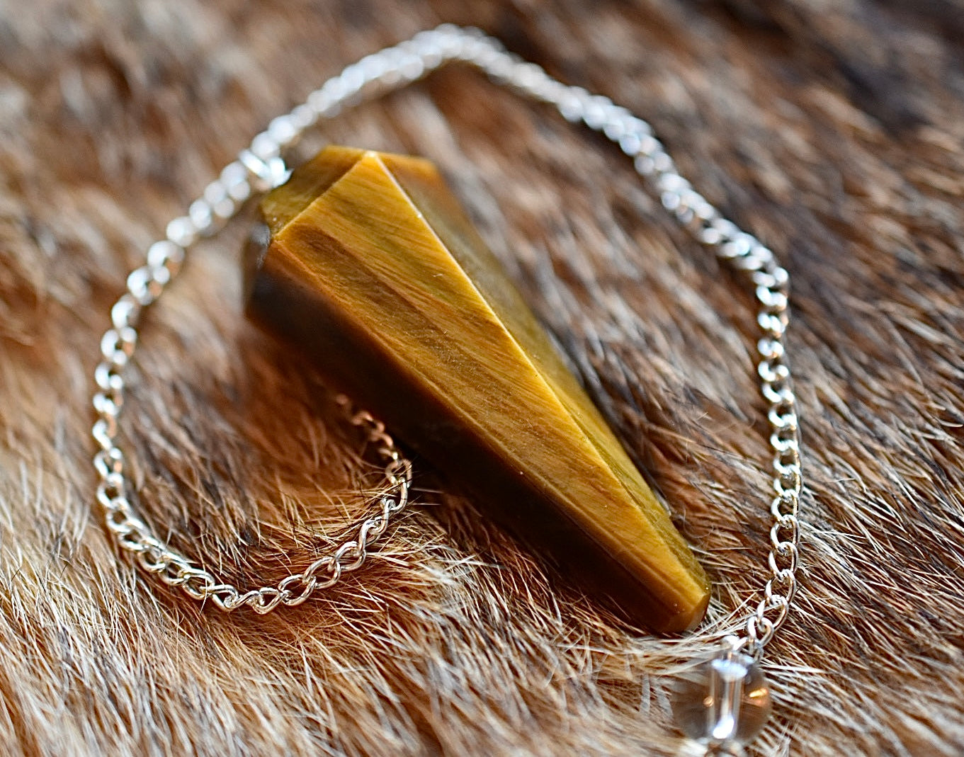 Tigers Eye Pendulum