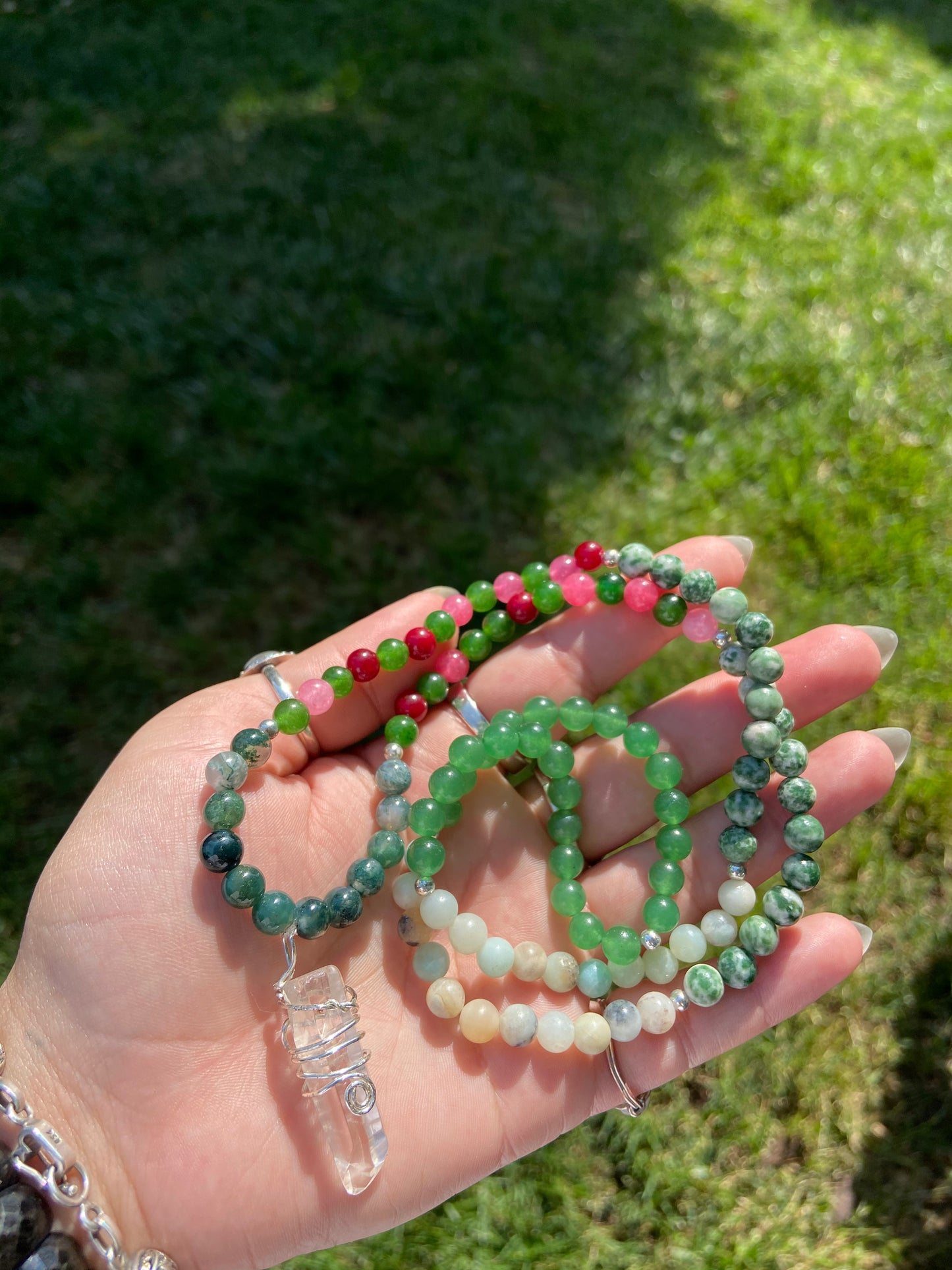 Intuitively Chosen Crystal Mala