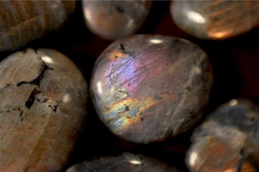 Labradorite Pocket Stones • xs size