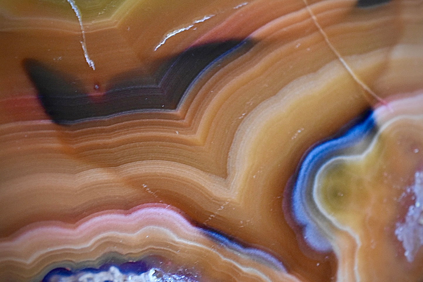 Orange Laguna Agate • Parallax Effect